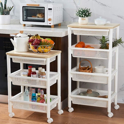 Estante Frutero Organizador 4 Pisos