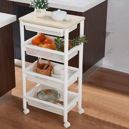 Estante Frutero Organizador 4 Pisos