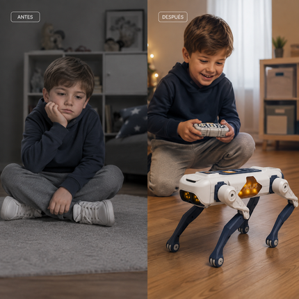 Perro Robot Control Por Voz 2444a-2 V