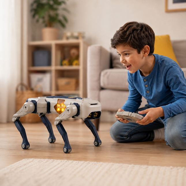 Perro Robot Control Por Voz 2444a-2 V