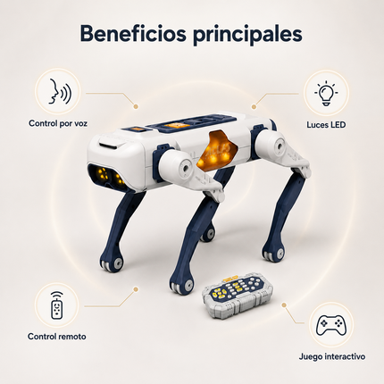 Perro Robot Control Por Voz 2444a-2 V