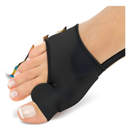 Corrector De Juanete Tela Negro Nuevo Modelo  Negro