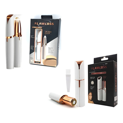 Depilador Recortador  Cejas + Removedor De Vello Facial Negro0