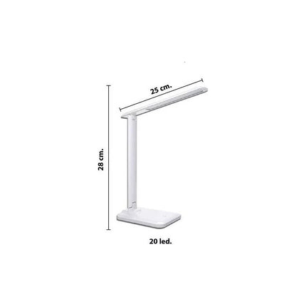 Lampara Led De Escritorio Plegable Usb 20 Leds. B B