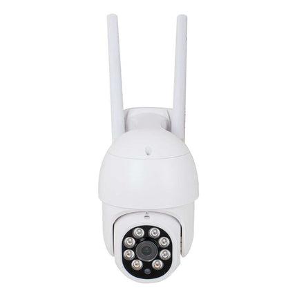 Camara Ip Wifi Exterior Infrarroja Detector De Movimiento Blanco