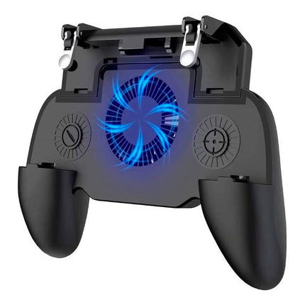 Joystick P/celular Power Bank C/ Ventilador Negro