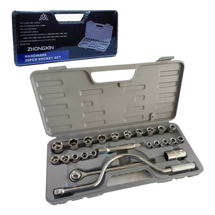 Juego De Dados 25 Piezas  Kit De Herramientas Bocallaves