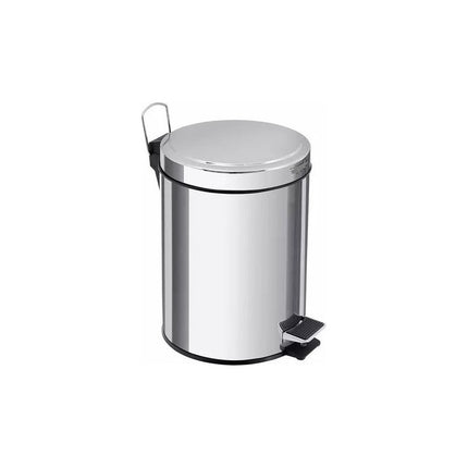 Papelera Acero Inoxidable 12 Litros  Gris