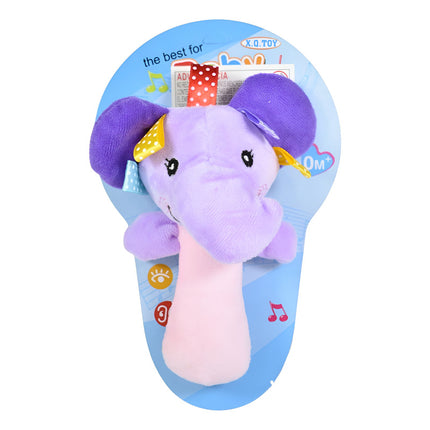 Sonajero  De Peluche Para Bebe 16cm.