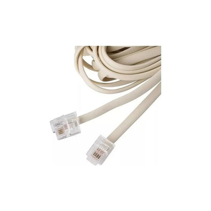 Cable De Linea Telefonica Para Casa Y Oficina 15 Metros