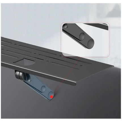 Estante Para Pantalla De Tv 60 Cm Soporte Canelara Control  Negro