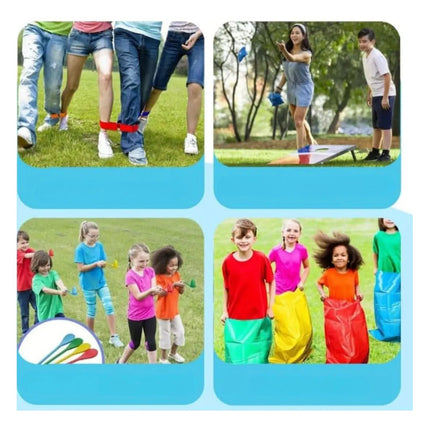 Set De Juegos Al Aire Libre 4 En 1