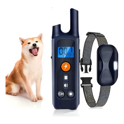 Collar Adiestra Perros Profesional Entrenador Vibración Negro