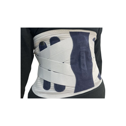 Faja Triple Gris/azul Gris V