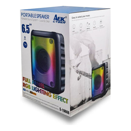 Parlante Portable Aek S-10608 Negro