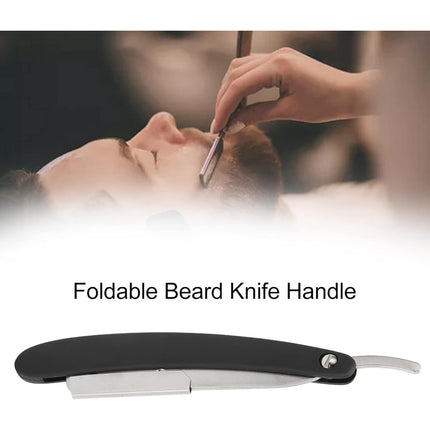 Navaja De Corte Para Barbería O Peluquería Negro/plateado