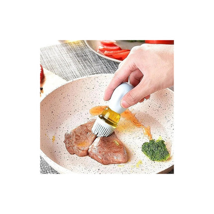 Botella Para Aceite Con Gotero Y Cepillo En Silicona 150 Ml N/a