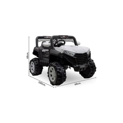 Auto Jeep Batería Luz Usb Mp3 Con Control App Celular V