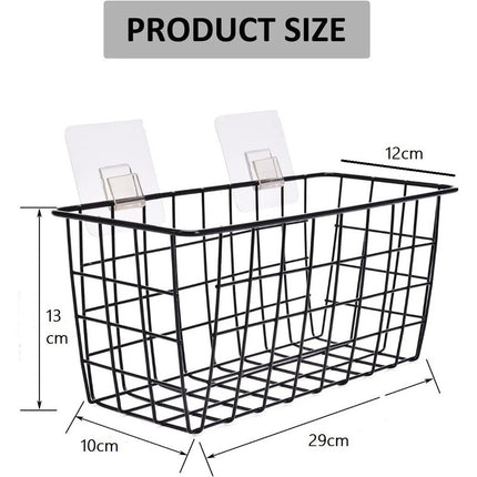 Canasto Organizador Adhesivo Metal Cocina Baño