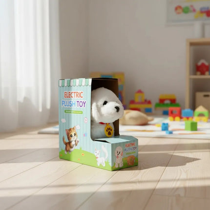 Perro De Peluche Interactivo 25x26cm. Blanco Ty364970 Blanco