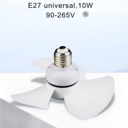 Ventilador De Techo Set 2 E27 10w, 90-265v Bajo Consumo 2.54 Cm
