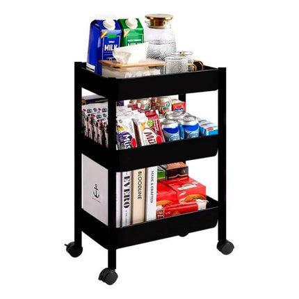 Carro Organizador Con Ruedas Y Estantes X