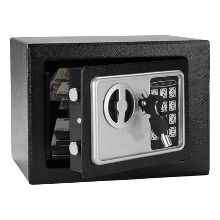 Caja Fuerte Digital Con Llave Negro