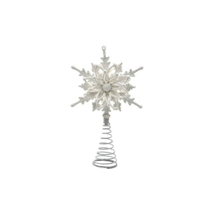 Puntero De Navidad Flor Brillante 20x12cm Ccm00138