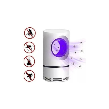 Lampara Insectocutor Atrapa Mosquitos Usb Blanco Blanco