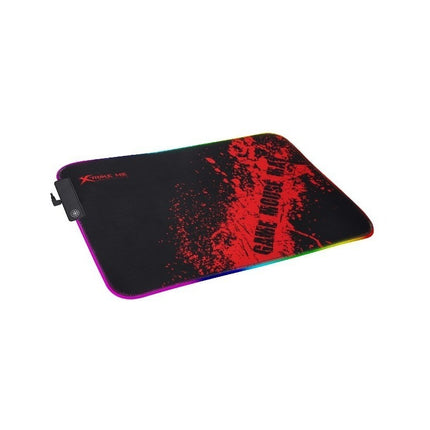 Mouse Pad Gamer Con Luces Led Rgb  Xtrike Me Negro