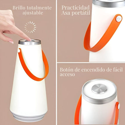 Farol Lampara Portatil Led Recargable Camping Multifuncion V