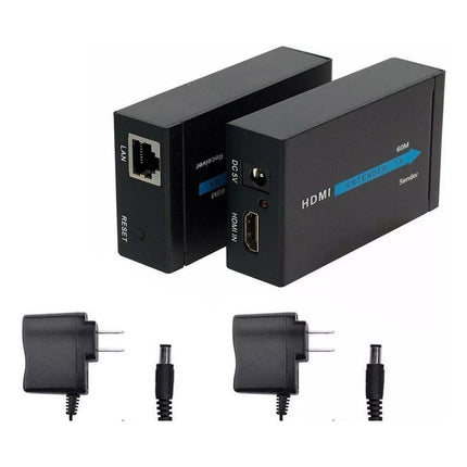 Extensor Adaptador Conversor Hdmi A Red Lan Ethernet 60 Mts