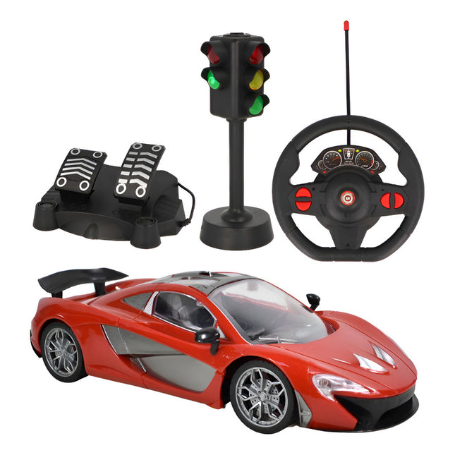 Auto A Control Remoto Con Pedalera Y Semáforo.ty363088a Rojo Ty363088a