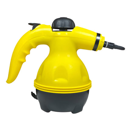Limpiador A Vapor Alta Presión Portatil Con Accesorios Amarilla