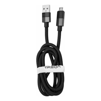 Cable Trenzado Treqa  De Carga Celular 1 M Ca-8971 Usb  V8 Vg