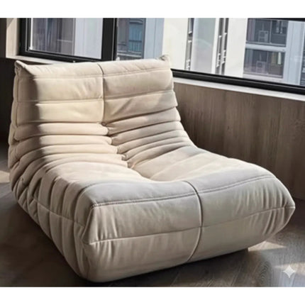Puff Sillon 1 Cuerpo Lazy Sofa Butaca Puff Beige