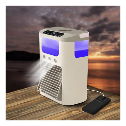 Ventilador Portatil Con Luz Led X