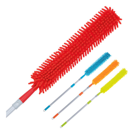 Plumero Largo Limpiador De Polvo Microfibra Lf2202 Flúor
