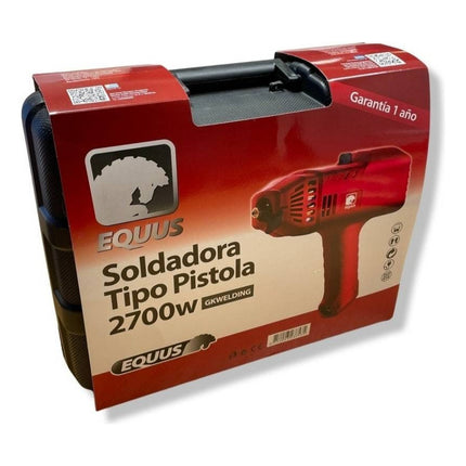 Soldadora Tipo Pistola 2700w  Equus  Gkwelding Rojo