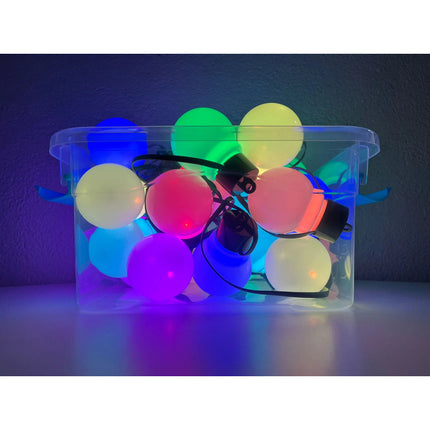 Guia Guirnalda Con Bombitas De Colores Con Control Zow
