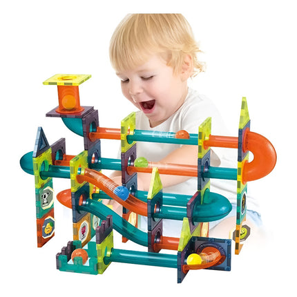 Juego Bloques Magnéticos 96 Pcs Juguete De Construcción 142