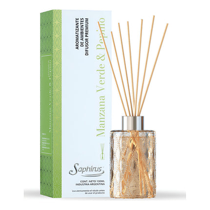 Difusor Saphirus Premium Manzana Verde Y Pepino