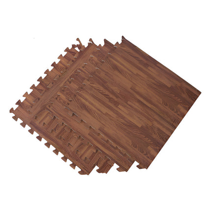 Piso Goma Eva Encastrable 60cm X 60cm X 10mm Marron Marrón