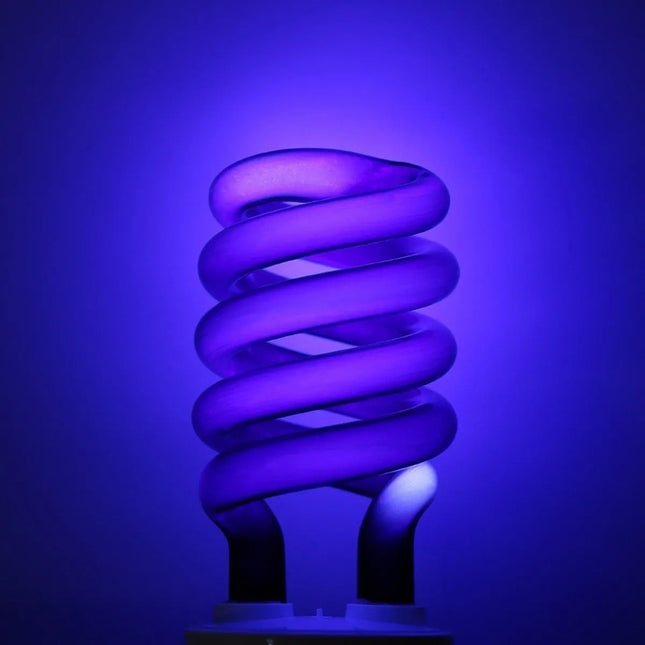 Lampara De Luz Negra De Bajo Consumo- 20w-  Negra Negra