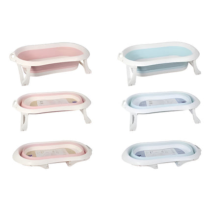 Bañera/bañito Plegable Para Bebés Baño  Rosado / Celeste