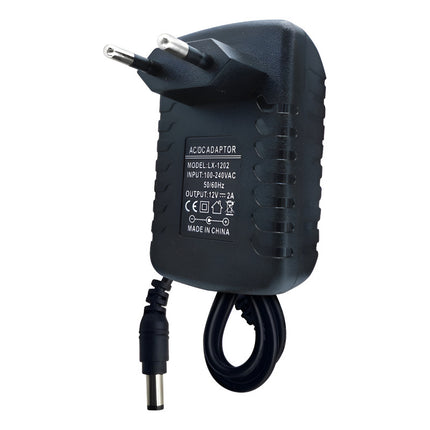 Transformador Power Adaptor 220v 12v 2a  Negro