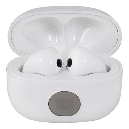 Auricular Inalambrico Miccell Bh46 Bt Tws Blanco C/led Blanco