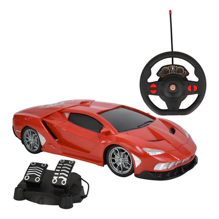 Auto A Control Remoto Con Pedalera. Ty363090 Rojo