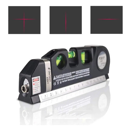 Nivel Regla Con Laser 2 En 1  Con Cinta Métrica