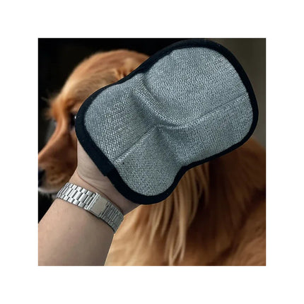 Guante Quita Pelo De Mascota Removedor De Pelo Gris Oscuro